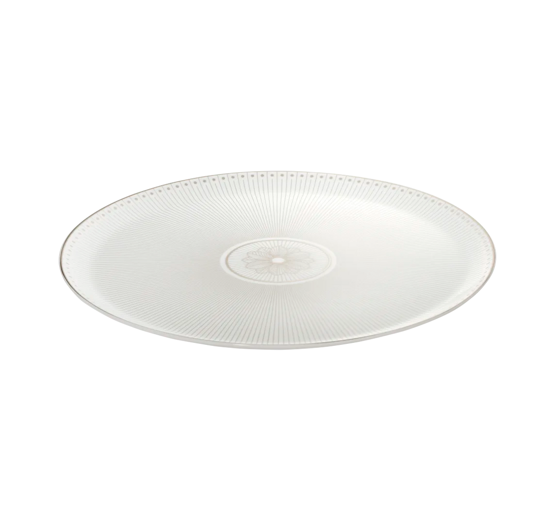 Malmaison Impériale - Pie Dish - Porcelain Platinum Finish