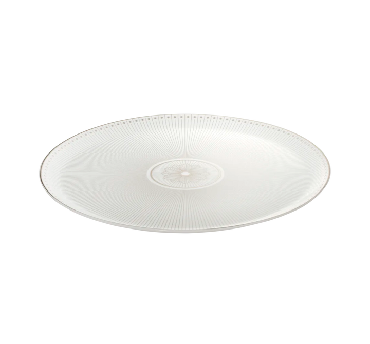 Malmaison Impériale - Pie Dish - Porcelain Platinum Finish