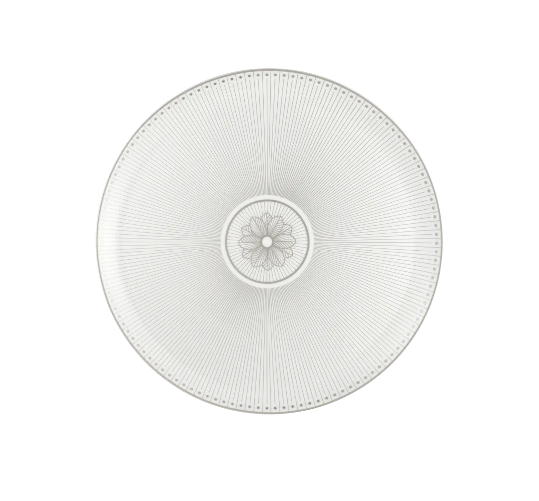 Malmaison Impériale - Pie Dish - Porcelain Platinum Finish