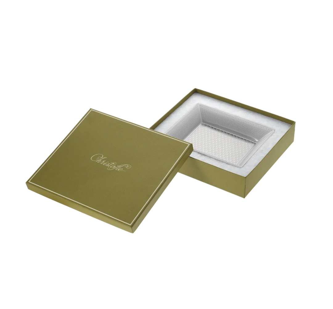 Malmaison Impériale - Trinket Tray Gift Box - Porcelain Platinum Finish