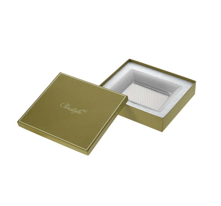 Malmaison Impériale - Trinket Tray Gift Box - Porcelain Platinum Finish