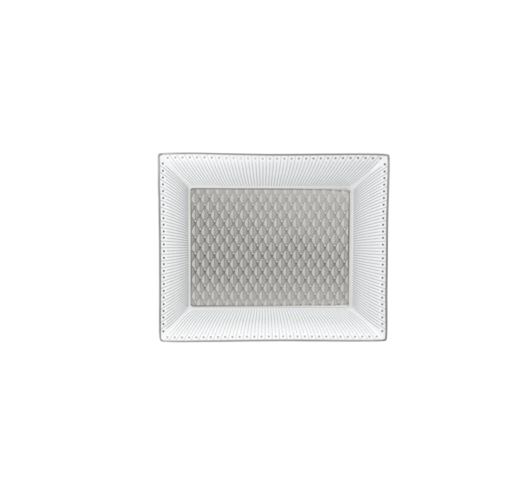 Malmaison Impériale - Trinket Tray Gift Box - Porcelain Platinum Finish
