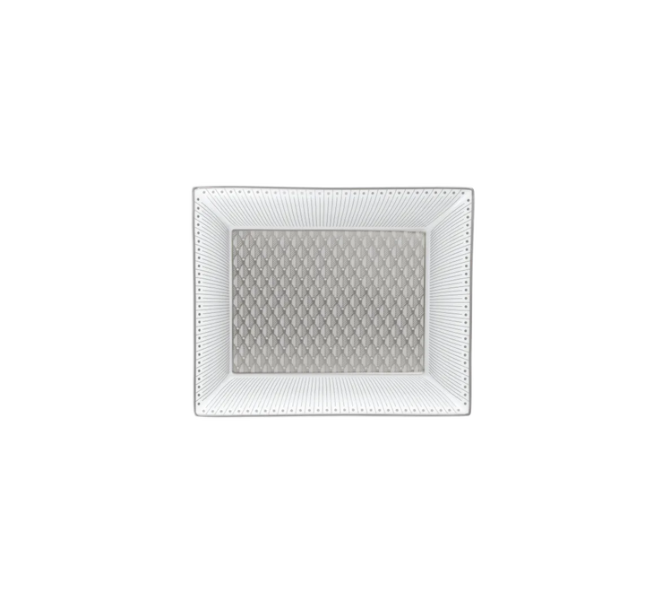 Malmaison Impériale - Trinket Tray Gift Box - Porcelain Platinum Finish