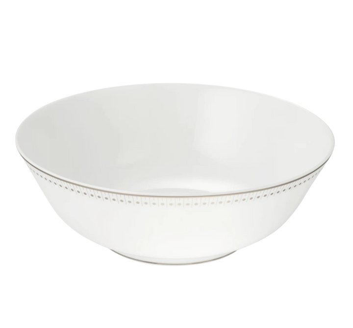 Malmaison Impériale - Salad Serving Bowl - Porcelain Platinum Finish