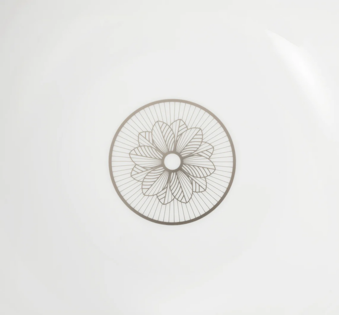 Malmaison Impériale - Salad Serving Bowl - Porcelain Platinum Finish