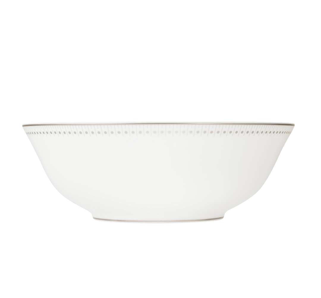 Malmaison Impériale - Salad Serving Bowl - Porcelain Platinum Finish