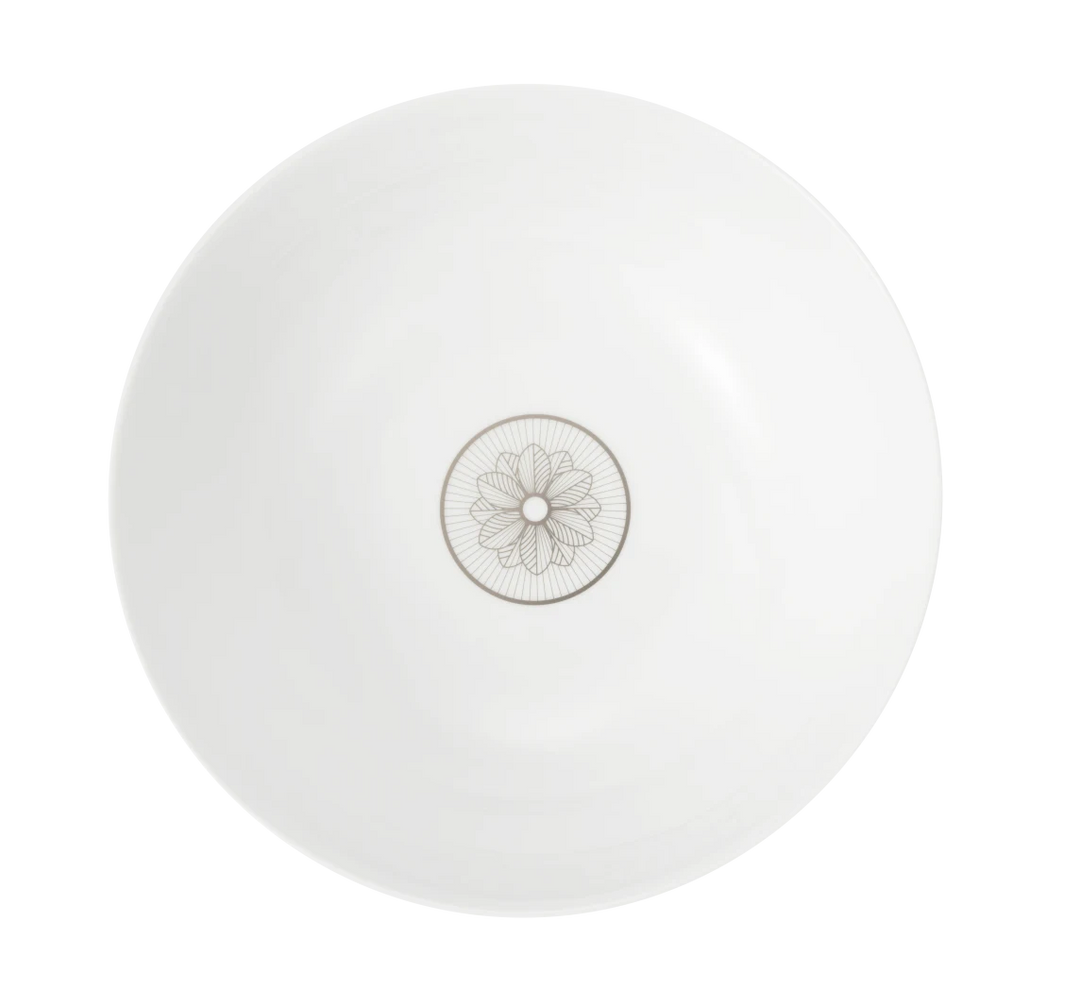 Malmaison Impériale - Salad Serving Bowl - Porcelain Platinum Finish