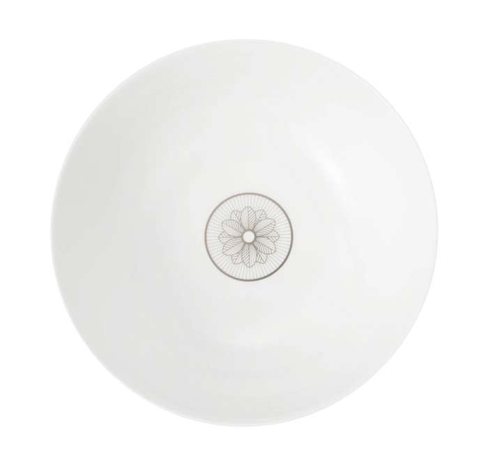 Malmaison Impériale - Salad Serving Bowl - Porcelain Platinum Finish