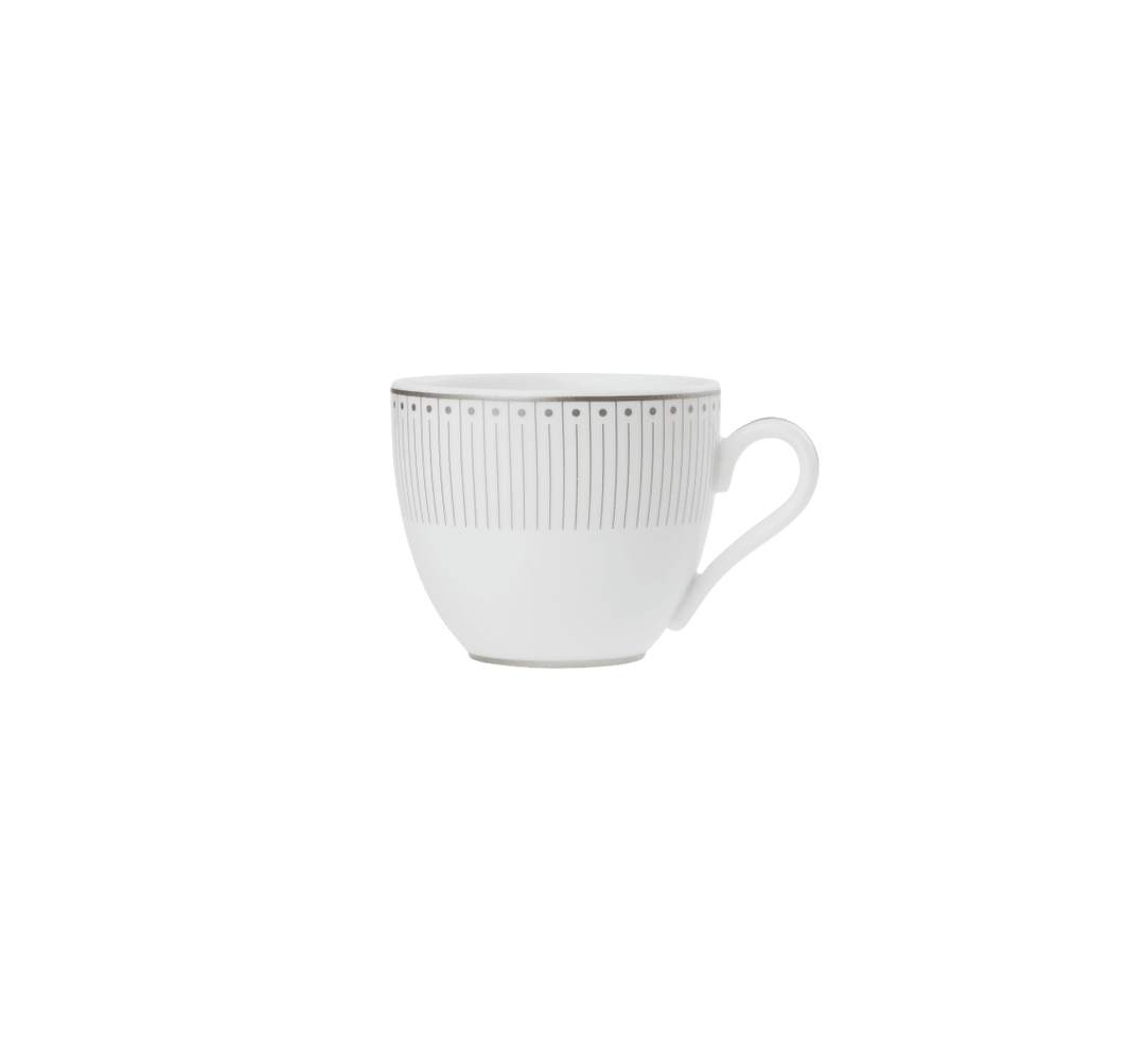 Malmaison Impériale - Set Of 2 Coffee Cup and Saucers - Porcelain Platinum Finish