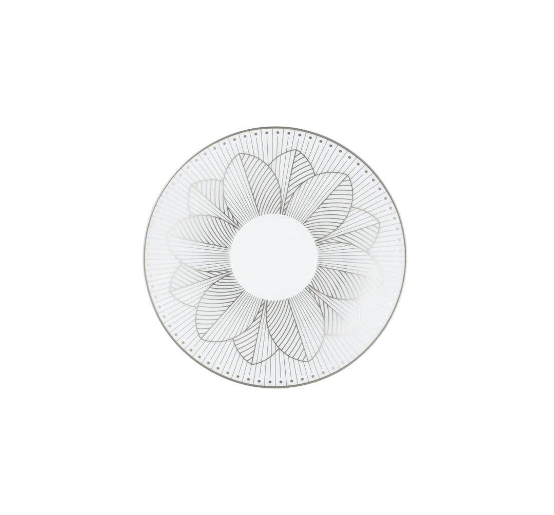 Malmaison Impériale - Set Of 2 Coffee Cup and Saucers - Porcelain Platinum Finish