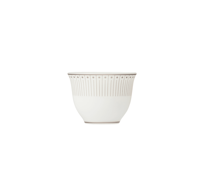 Malmaison Impériale - Set of 2 Tea & Coffee Cups - Porcelain Platinum Finish