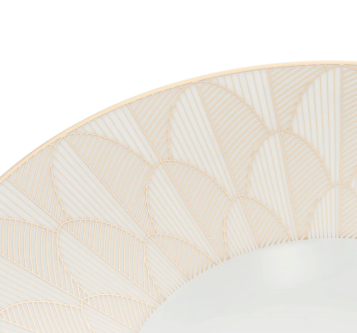 Malmaison Impériale - Large Rim Plate - Porcelain Gold Finish