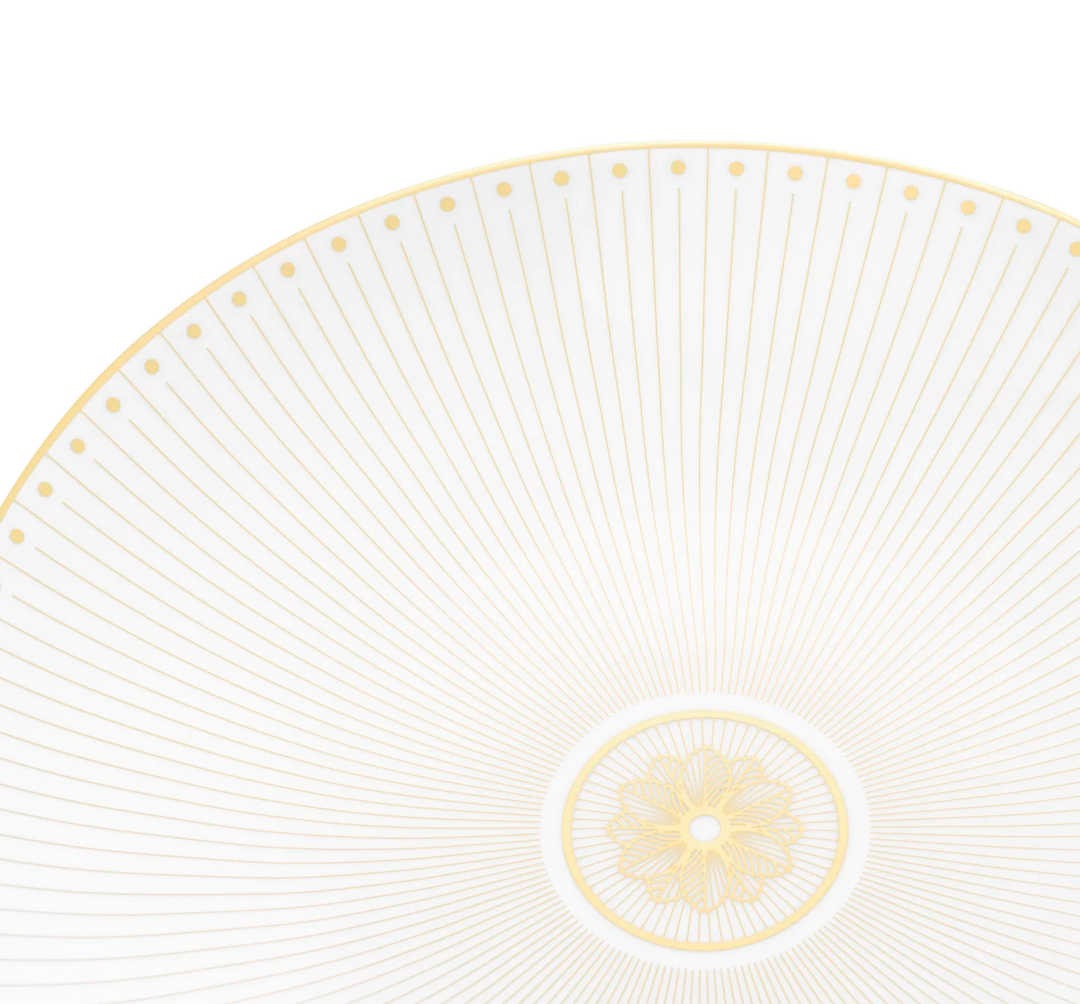 Malmaison Impériale - Dessert Luncheon Salad plate - Porcelain Gold Finish
