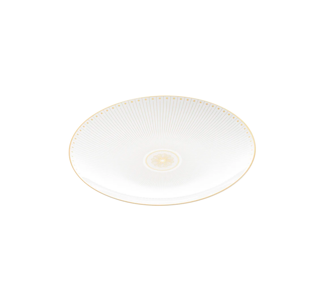 Malmaison Impériale - Dessert Luncheon Salad plate - Porcelain Gold Finish