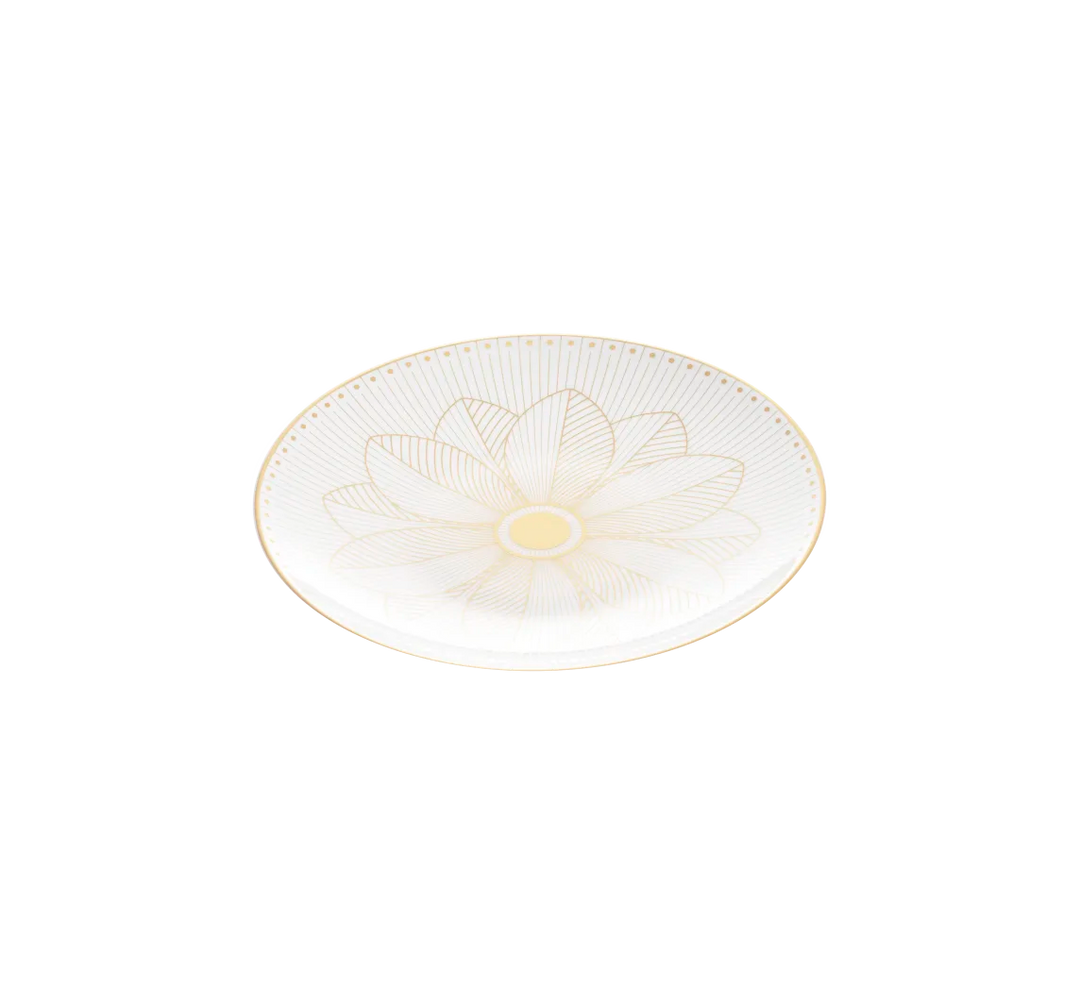 Malmaison Impériale - Bread Plate - Porcelain Gold Finish