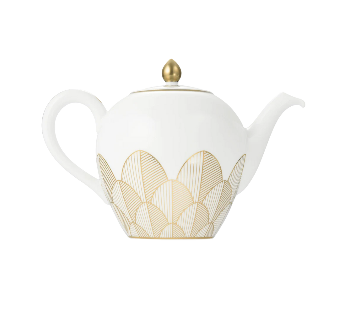 Malmaison - Round teapot 1,5L - Porcelain Gold