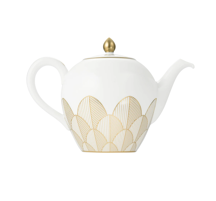 Malmaison - Round teapot 1,5L - Porcelain Gold