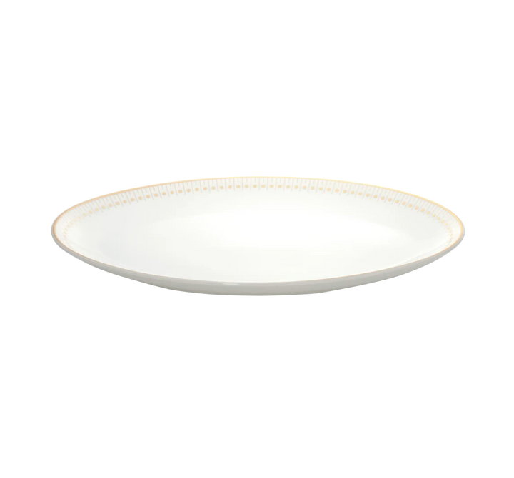 Malmaison Impériale - Oval platter 38 cm - Porcelain Gold Finish