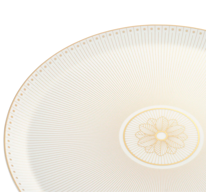 Malmaison Impériale - Pie Dish - Porcelain Gold Finish