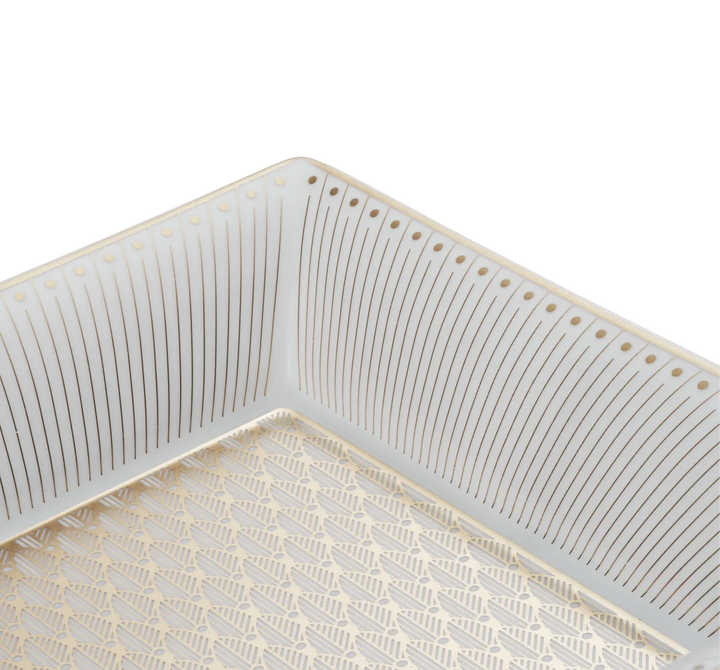 Malmaison Impériale - Trinket Tray Gift Box - Porcelain Gold Finish