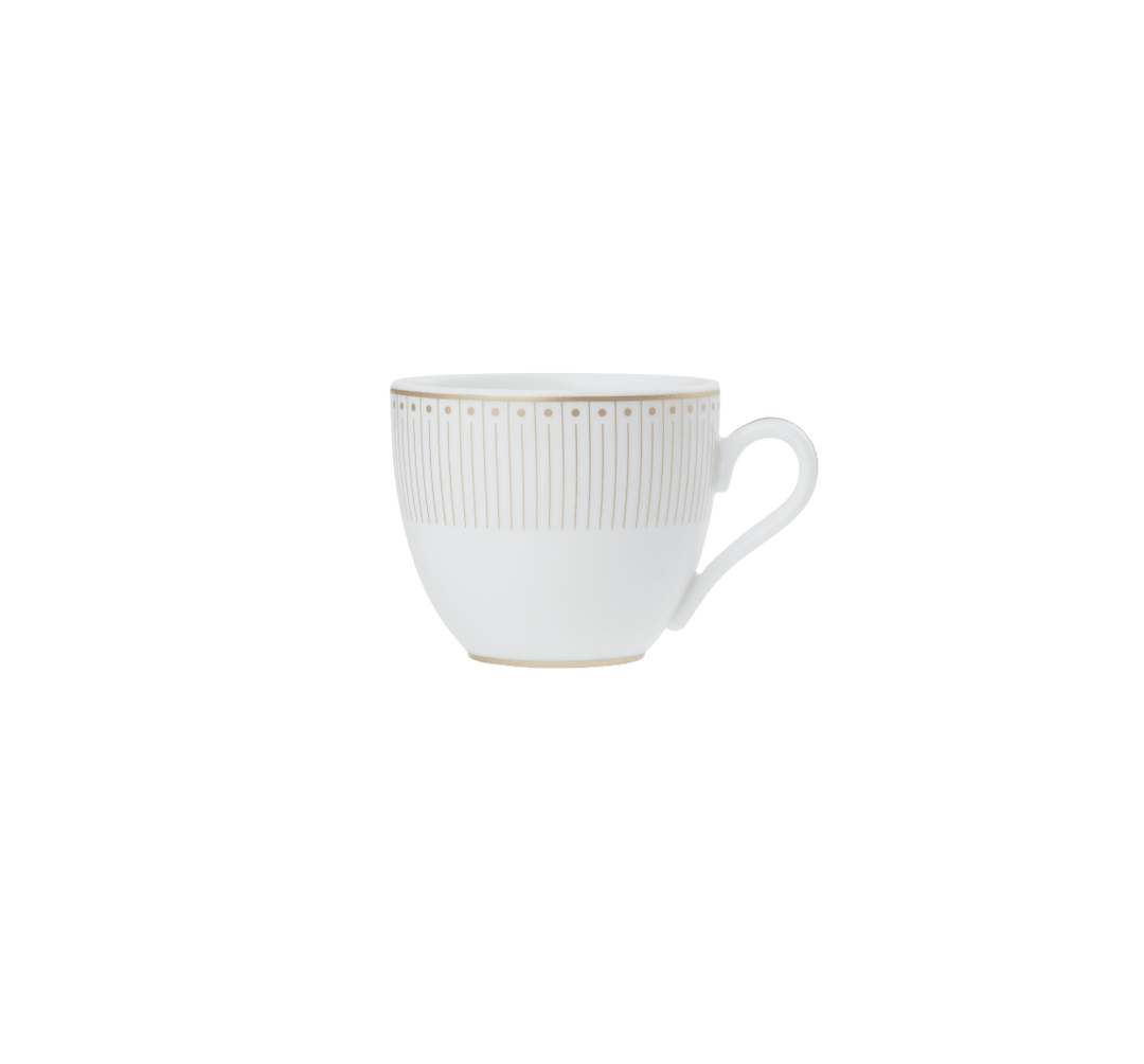 Malmaison Impériale - Set Of 2 Coffee Cup and Saucers - Porcelain Gold Finish