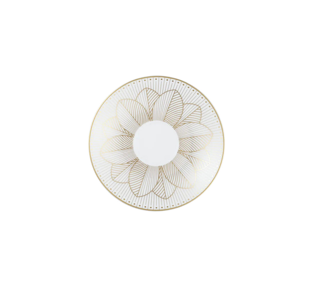 Malmaison Impériale - Tea Cup and Saucers - Porcelain Gold Finish