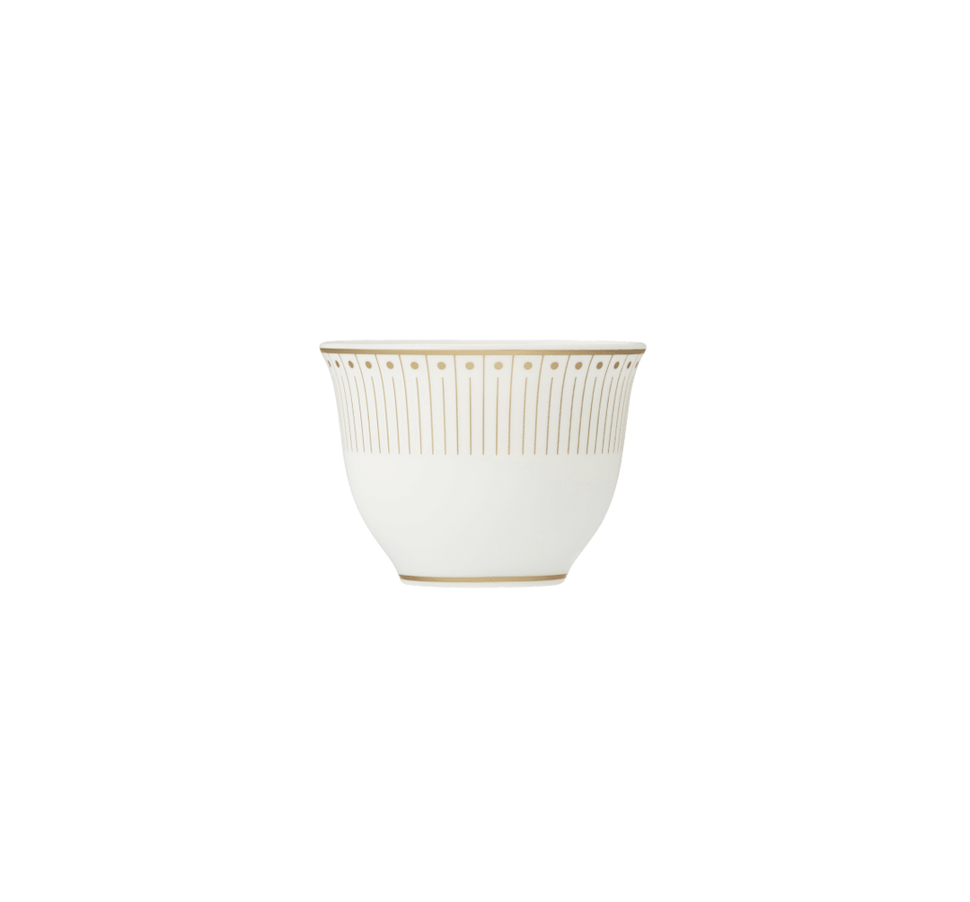 Malmaison Impériale - Set of 2 Tea & Coffee Cups - Porcelain Gold Finish
