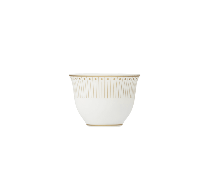 Malmaison Impériale - Set of 2 Tea & Coffee Cups - Porcelain Gold Finish