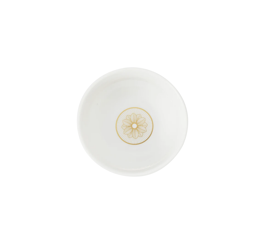 Malmaison Impériale - Set of 2 Tea & Coffee Cups - Porcelain Gold Finish