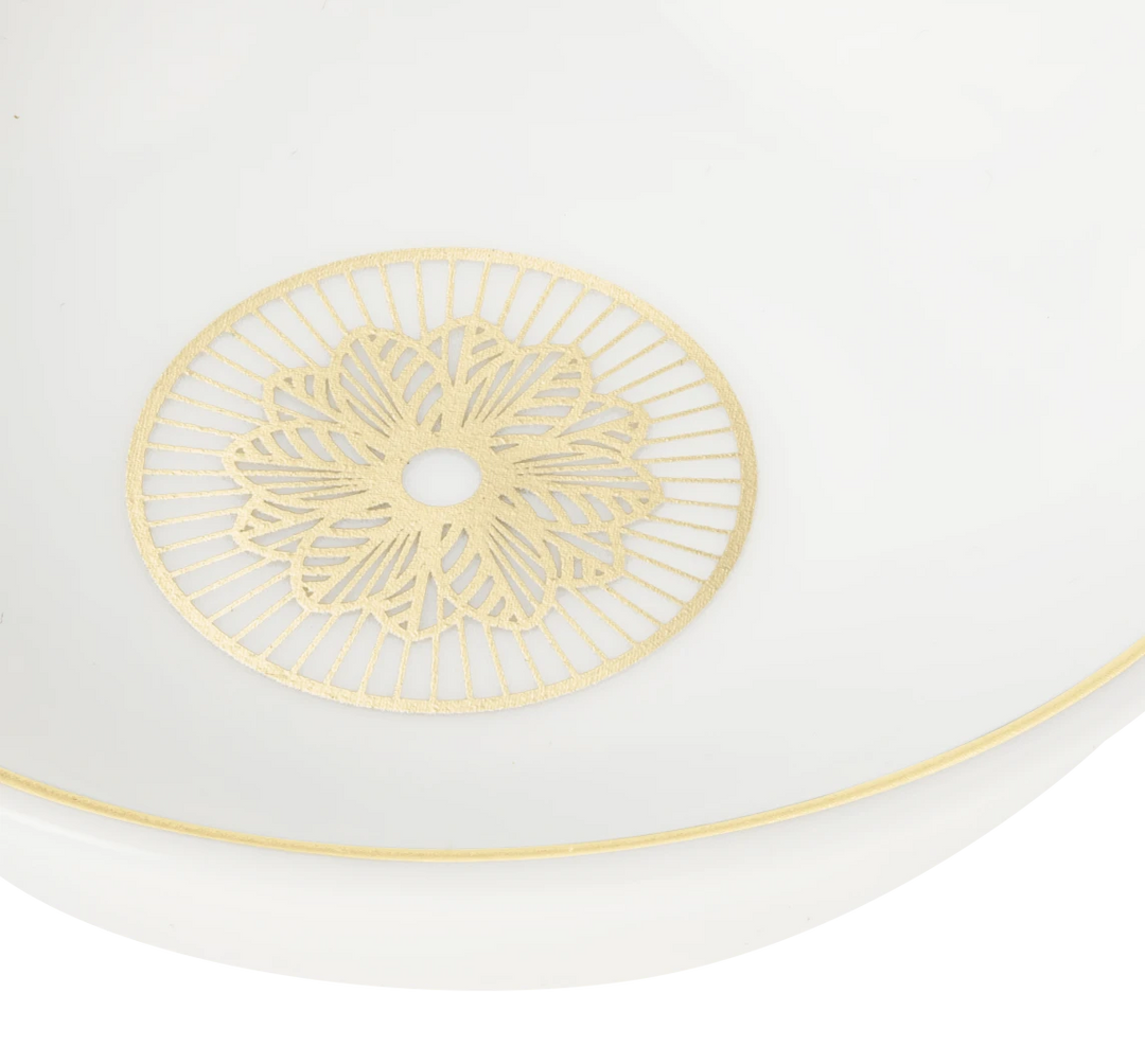 Malmaison Impériale - Set of 2 Chinese Cups - Porcelain Gold Finish