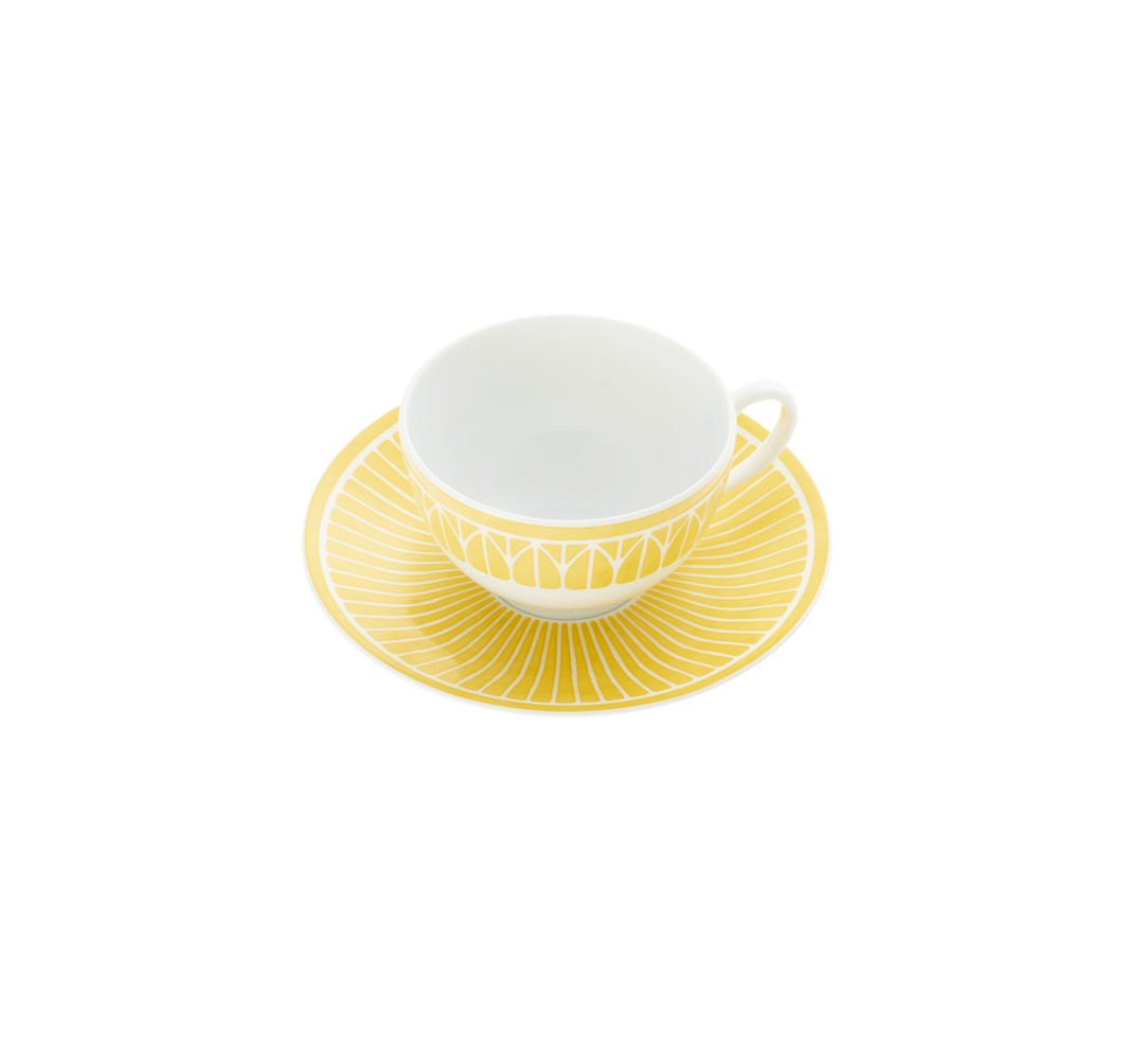 Malmaison Riviera - Tea/Coffee Cup and Saucer - Porcelain
