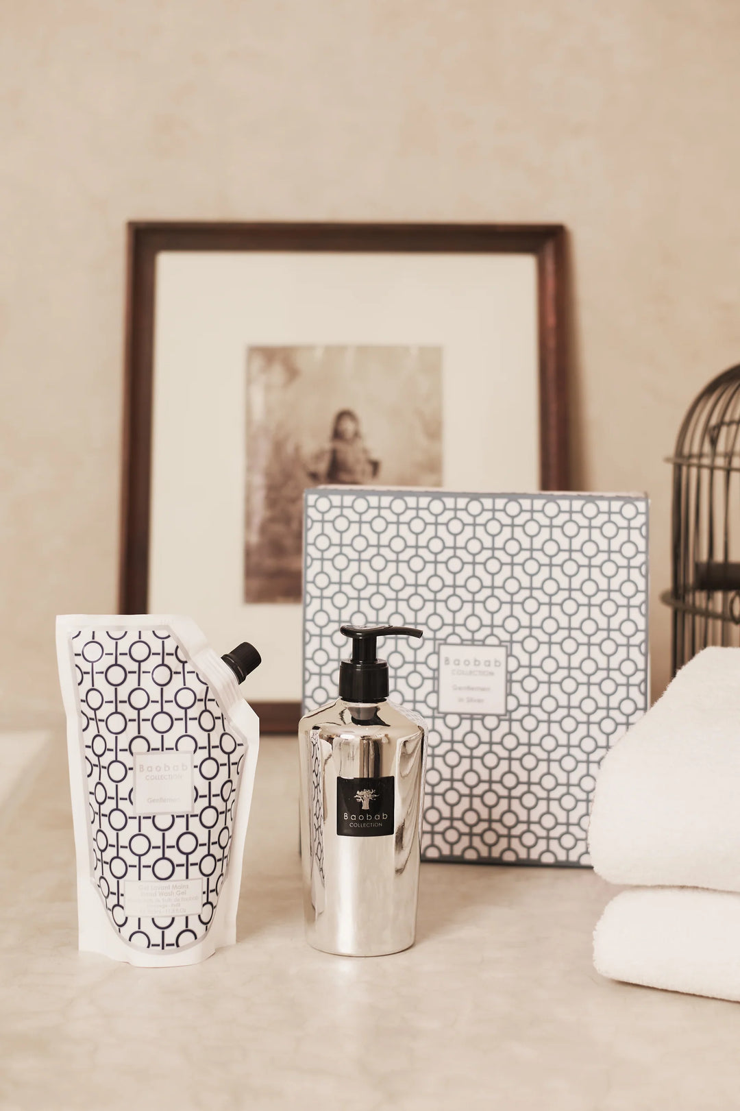 Gift Box - Hand Wash Gel Gentlemen In Silver