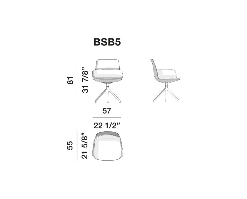 Dining Chair - Barbican - By Rodolfo Dordoni