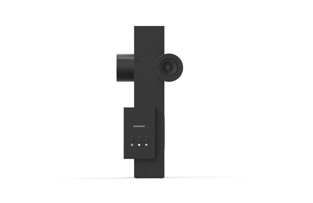 Transparent - Brutalist Speaker - Black