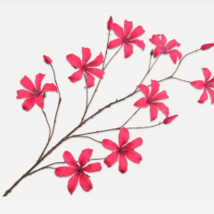 Clematis Branch - Dynasty Pink - 133cm