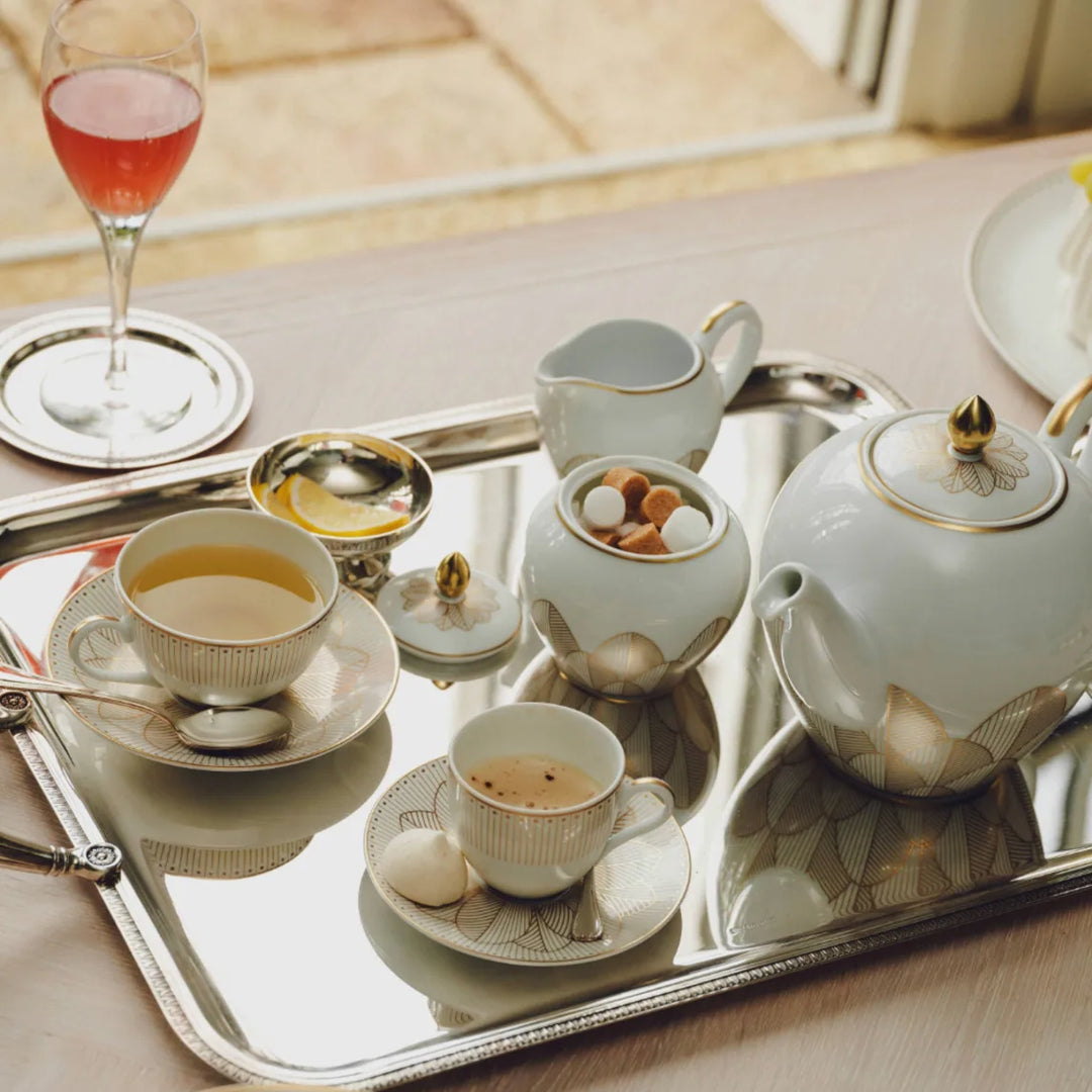 Malmaison - Round teapot 1,5L - Porcelain Gold