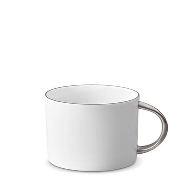 Corde Tea Cup + Saucer Platinum (Set of 2)