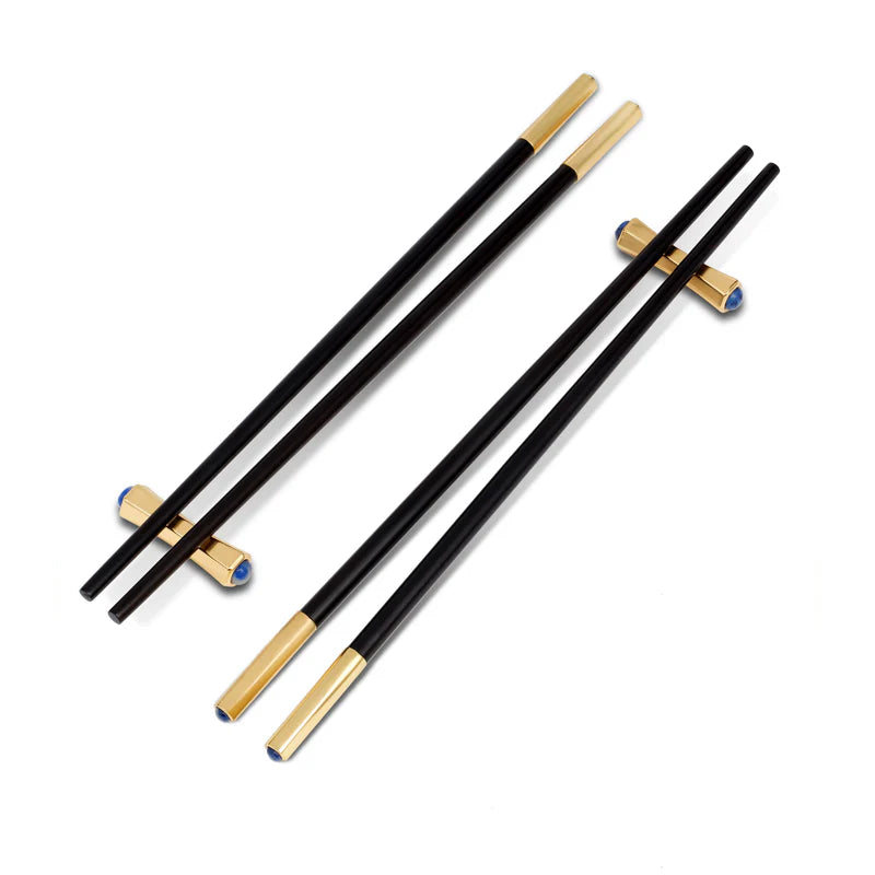 Zen Chopsticks + Rests (Set of 2 pairs)