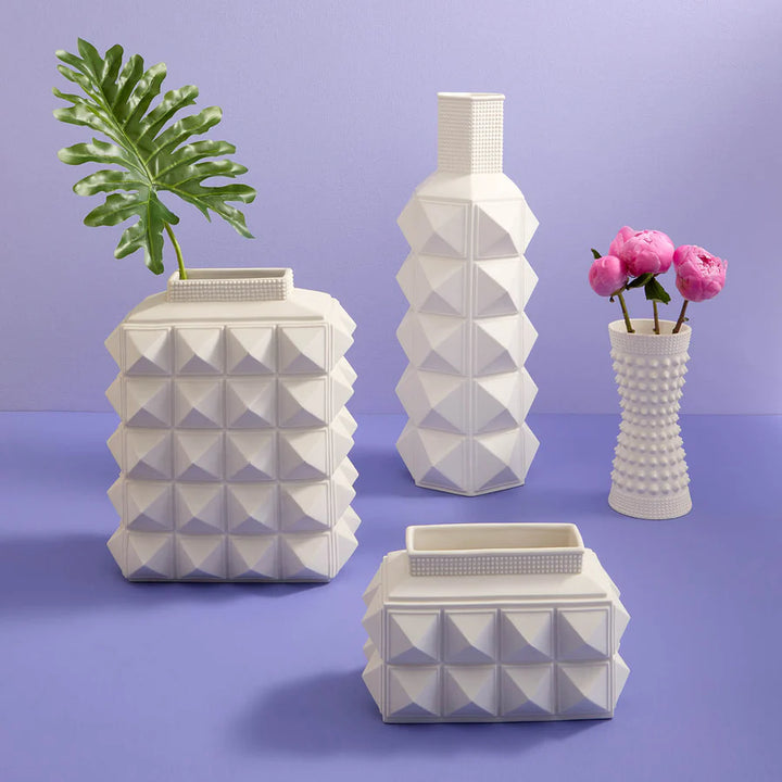 Charade Studded Tall Vase