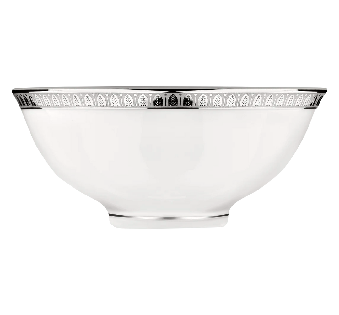Malmaison - Chinese Soup Bowl - Porcelain Platinum Finish