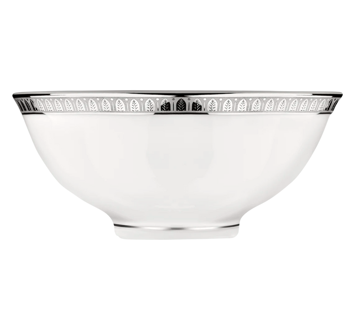 Malmaison - Chinese Soup Bowl - Porcelain Platinum Finish