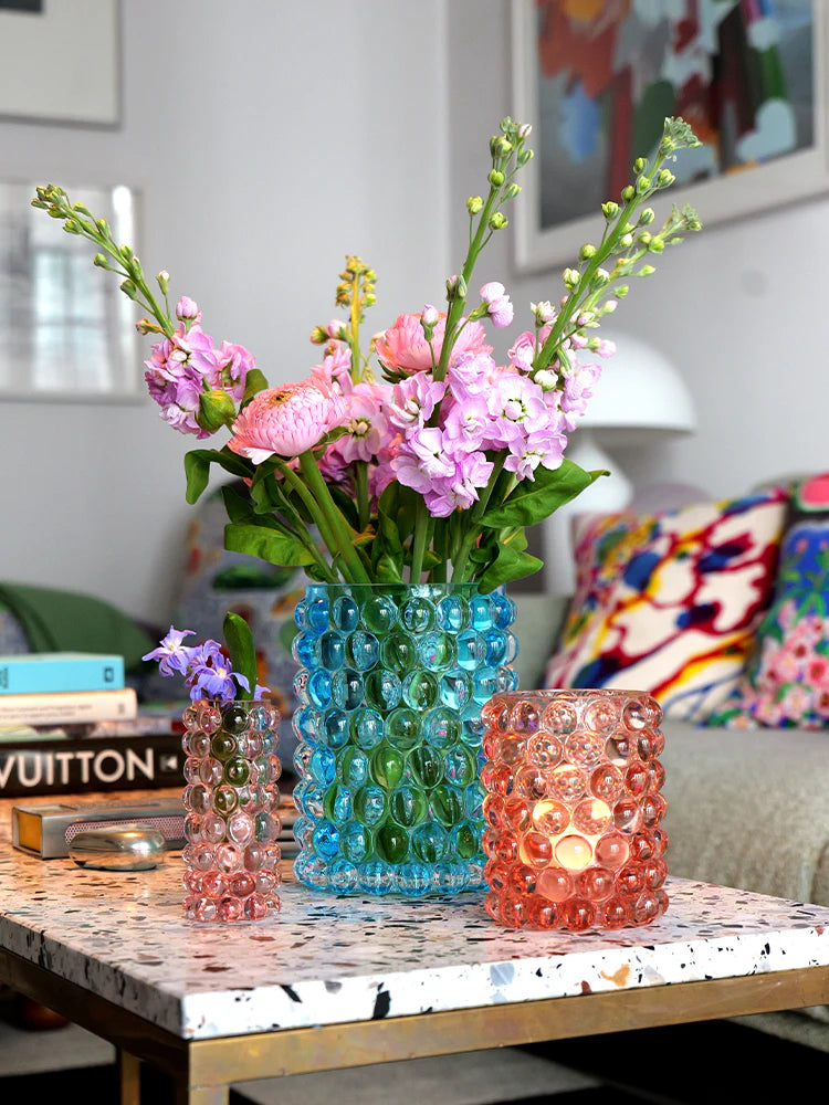 Hurricane - Boule Lamp Large - Coral Blue