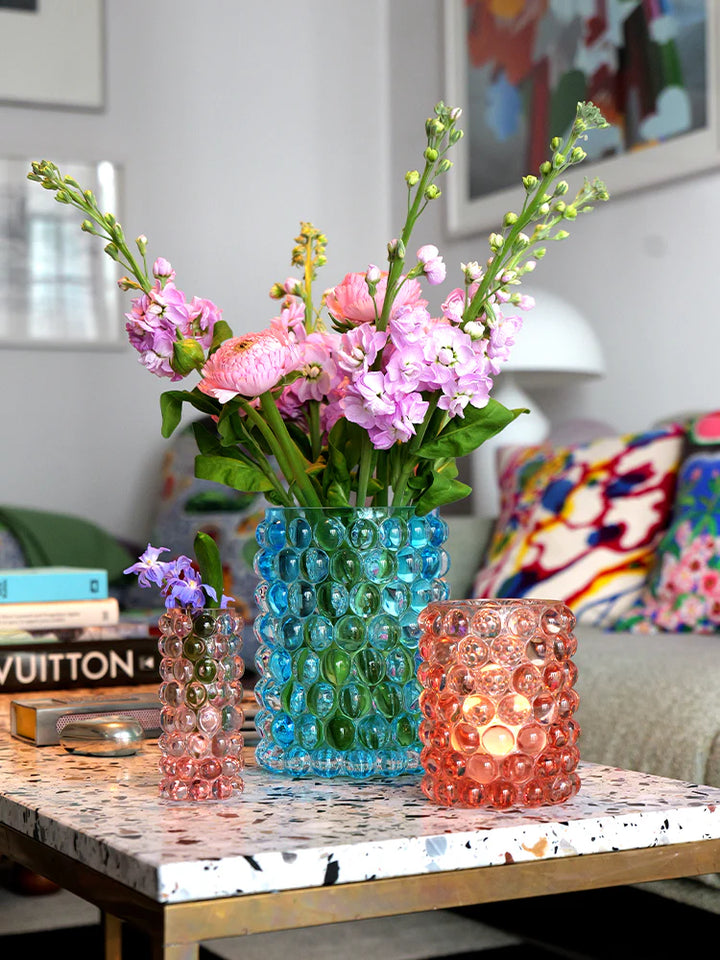 Hurricane - Boule Lamp Large - Coral Blue