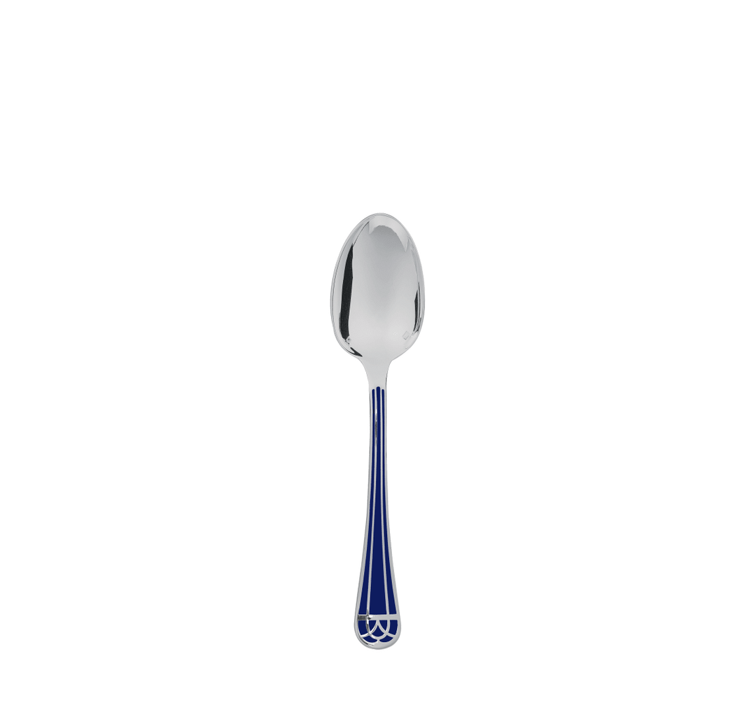 Talisman - Dessert spoon Marbled Blue - Silver Plated