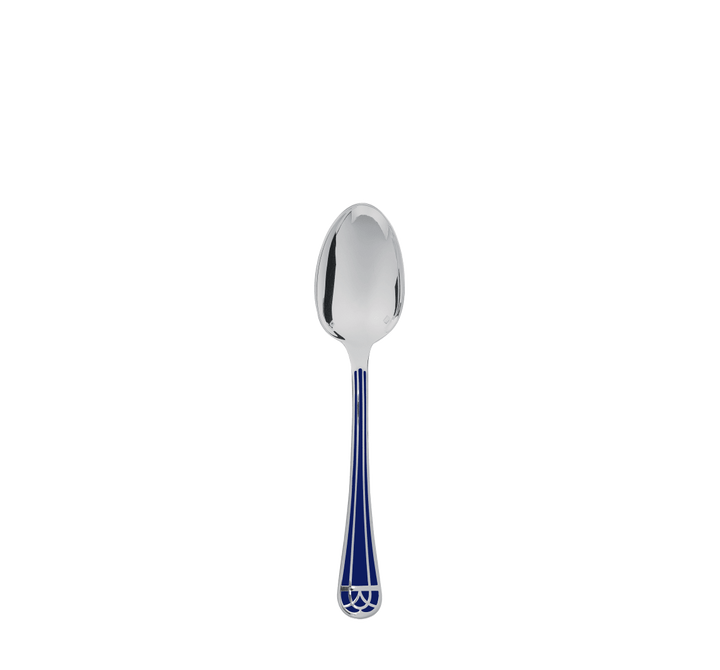 Talisman - Dessert spoon Marbled Blue - Silver Plated