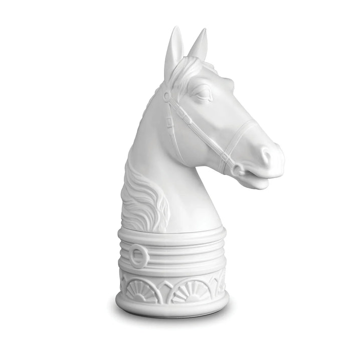 Horse Bookend - White