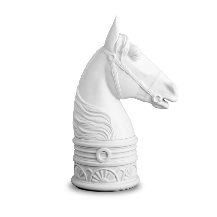 Horse Bookend - White