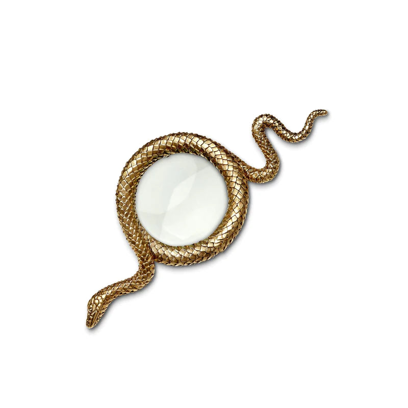 Snake Magnifying Glass S - Gold