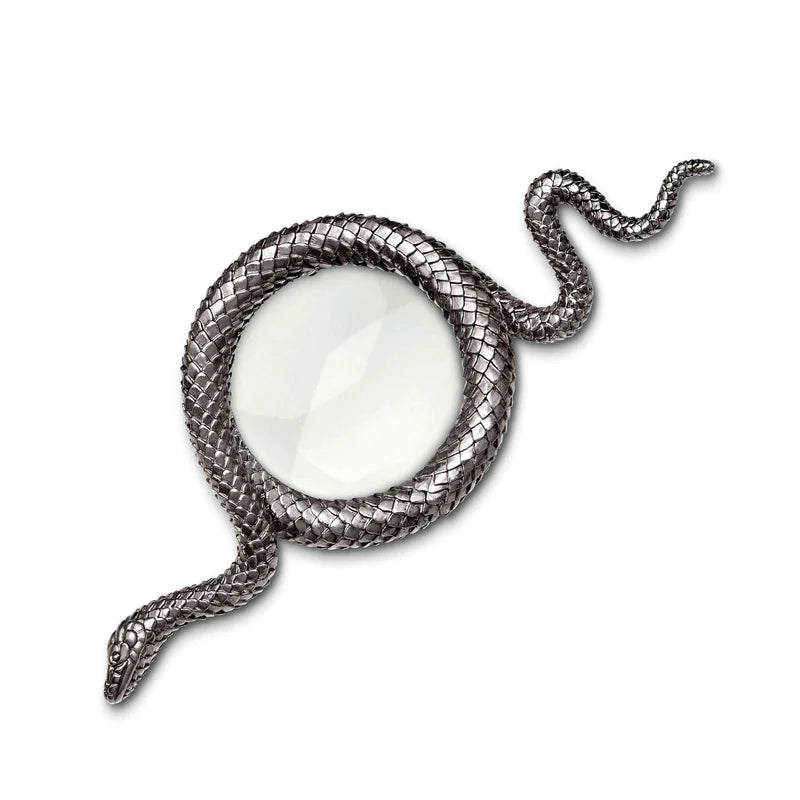 Snake Magnifying Glass L - Silver
