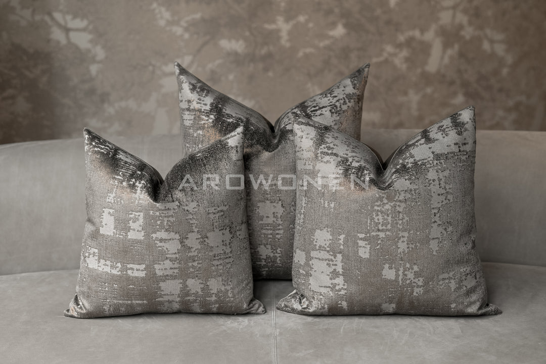 Decorative Cushion - Elettra - Crushed bronze